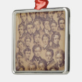 アントワーヌのスタジオからの２５の生徒 メタルオーナメント (左)