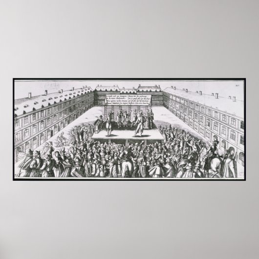 アントワーヌを使った野外での演劇公演 ポスター (正面)