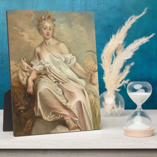 アントワーヌワトトーセレス（夏）c1717-1718 フォトプラーク (側面)