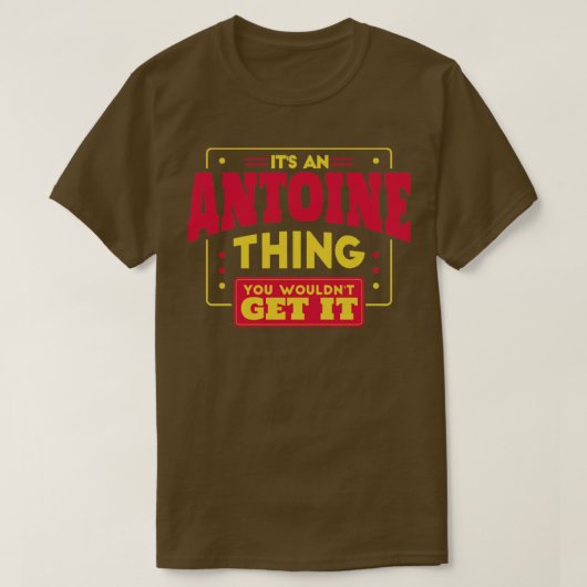 アントワーヌ Tシャツ (デザイン正面)