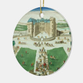 アントワーヌAveliが刻む館ランブイエ セラミックオーナメント (左)