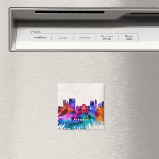 アントワープのスカイライン マグネット (インサイチュ (食洗機))