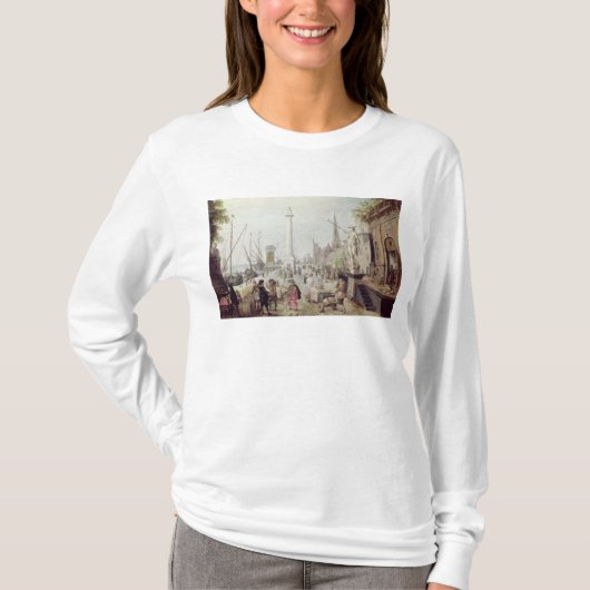 アントワープの古代港 Tシャツ (正面)