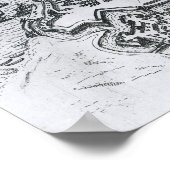 アントワープの地図， 1598 ポスター (角)