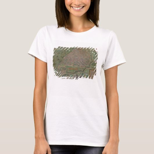 アントワープの地図, 'Civitates Orbis Terrarum'より Tシャツ (正面)