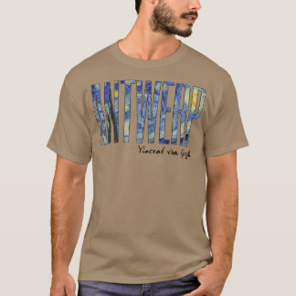 アントワープゴッホスターリーナイトアートヴィンセント・ヴァンゴッホ Tシャツ