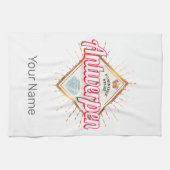 アントワープフランダスベルギーレトロヴィンテージ土産 キッチンタオル (横)