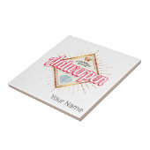 アントワープフランダスベルギーレトロヴィンテージ土産 タイル (側面)