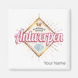 アントワープフランダスベルギーレトロヴィンテージ土産 マグネット