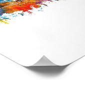 アントワープベルギースカイライン ポスター (角)