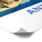 アントワープベルギー旅行プリント ポスター (角)