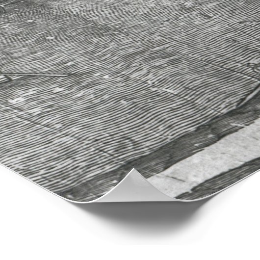 アントワープ港の眺め ポスター (角)