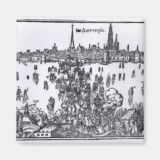 アントワープ表示 マグネット (正面)