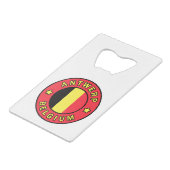 アントワープ クレジットカード栓抜き (正面アングル)