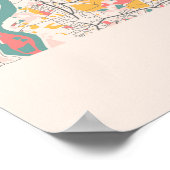 アントワープ – ベルギーチョークシティの地図 ポスター (角)