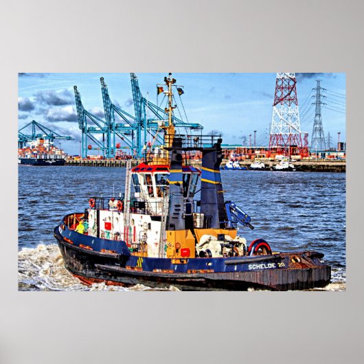 アントワープ、ベルギー風景写真 ポスター (正面)