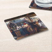 アントワープ(ベルギー)で,アルブレヒト・ダラー スクエアペーパーコースター (アングル)