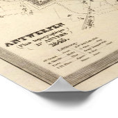 アントワープ、ベルギー ポスター (角)