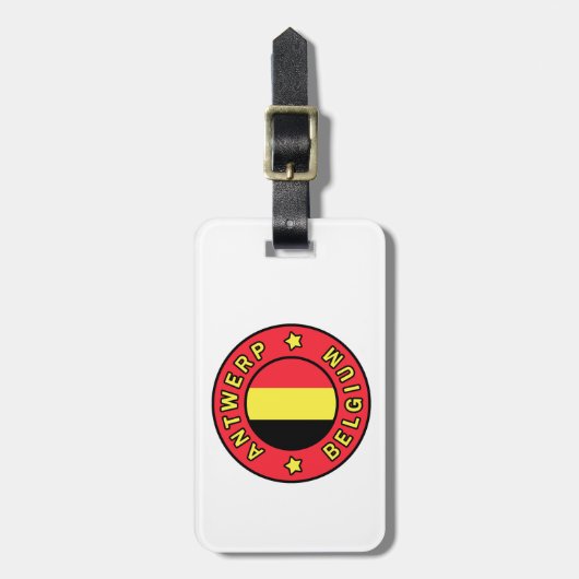 アントワープ ラゲッジタグ (正面縦)