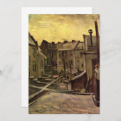 アントワープ，旧ハウスの裏庭，ビンセント・ヴァン・ゴッホ (正面/裏面)