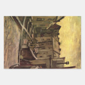 アントワープ,旧ハウスの裏庭,ビンセント・ヴァン・ゴッホ ラッピングペーパーシート (正面)