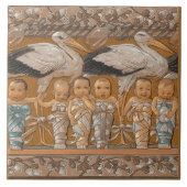 アントンシーダーズテンダーストークアールヌーボーウォール タイル (正面)