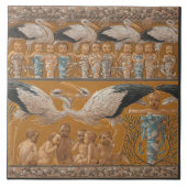 アントンシーダーズテンダーストークアールヌーボーウォール タイル (正面)