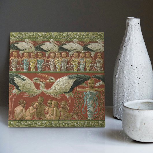 アントンシーダーズテンダーストークアールヌーボーウォール タイル