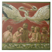 アントンシーダーズテンダーストークアールヌーボーウォール タイル (正面)