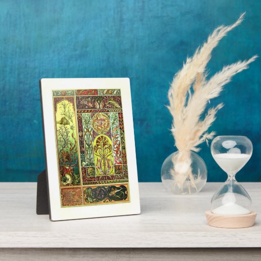 アントンセダー海洋生物の額 フォトプラーク (側面)