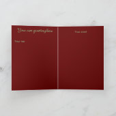 アントンピエッククリスマスグリーティング シーズンカード (内部)