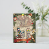 アントンピエッククリスマス招待ホリデーポストカード シーズンポストカード (スタンド正面)