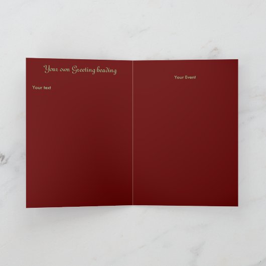 アントンピエックグリストマスグリーティング シーズンカード (内部)