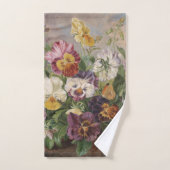 アントンモリリスヴィンテージパンジー バスタオルセット (ハンドタオル)