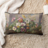 アントンモリリスヴィンテージパンジー ランバークッション (ブランケット)