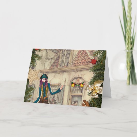 アントン·ピークのクリスマス·グリーティング シーズンカード (正面)