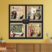 アントン・ピークのヴィンテージアートでパーソナライズ キャンバスプリント (インサイチュ (リビング))