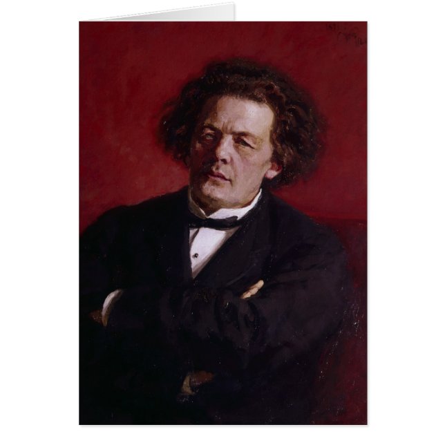 アントンGrigoryevich Rubinstein 1881年のポートレート (正面)