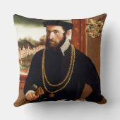 アントンRummelフォンLiechtenanのポートレート クッション (裏面)