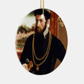 アントンRummelフォンLiechtenanのポートレート セラミックオーナメント (右)