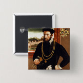 アントンRummelフォンLiechtenanのポートレート 缶バッジ (正面&裏面)