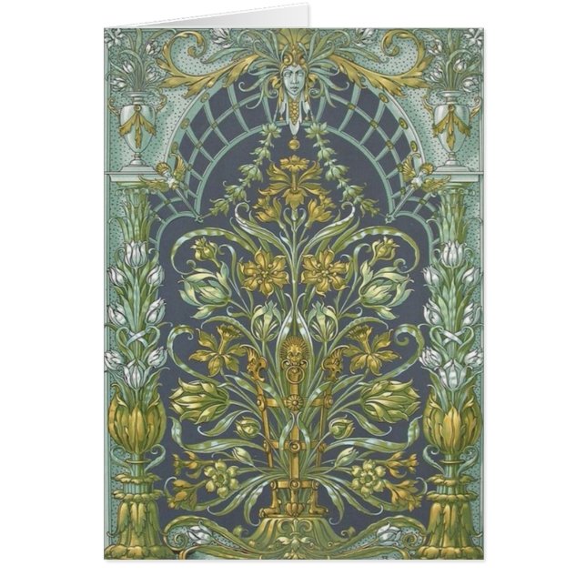 アントンSederアールヌーボーカード (正面)