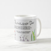 アント世界の慈善国家の日 コーヒーマグカップ (正面右)