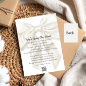 アンドエレガントシンプルテーマウェディングシャワー 招待状