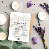 アンドエレガントシンプルテーマウェディングシャワー 招待状