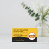 アンドクールトレンディーホットドッグテーマレストラン 名刺 (スタンド正面)