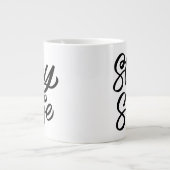 アンドステイセーフ ジャンボコーヒーマグカップ (正面)