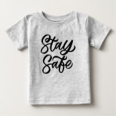 アンドステイセーフ ベビーTシャツ (正面)