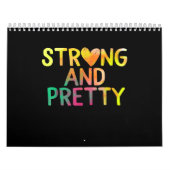 アンドストかわいらしロングウーマンジムトレーニングフィットネス カレンダー (カバー)