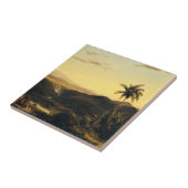 アンドス山脈からコトパシFrederic Edwin Ch著 タイル (側面)